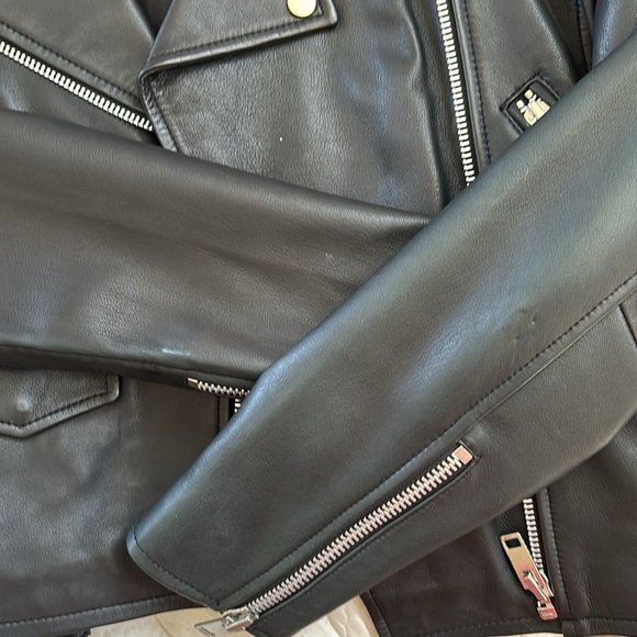 Walter Baker Black Leather Jacket - Picture 6 of 8
